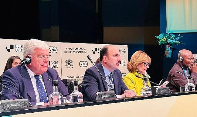 Başkan Altay Uluslararası Ceza Mahkemesi’ne Ev Sahipliği Yapan Lahey’de Herkes İçin Adalet Çağrısında Bulundu