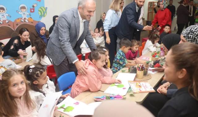 Başkan Çiftçi, ‘ilk masal kitabım’ atölyesine katıldı