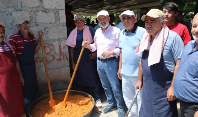 Başkan Çolakbayrakdar’a, pilav şenliğinde vatandaşlardan yoğun ilgi