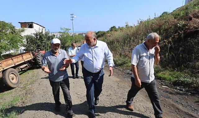 Başkan İbrahim Sandıkçı’dan Sahada Takip