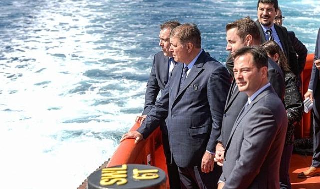 Başkan Tugay Aliağa’da liman bölgesini inceledi