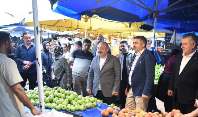 Başkan Yılmaz Değirmenlikızık’ta pazarcı esnafı ile buluştu
