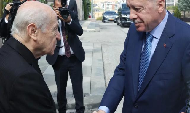 Başkent’te Cumhurbaşkanı Erdoğan Bahçeli’yi ziyaret etti