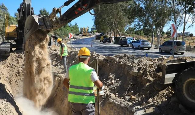 Bodrum’daki arızalı içme suyu hatları yenileniyor
