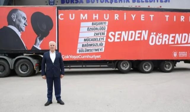 Bursa Büyükşehir Belediyesi, Cumhuriyetin 101’nci yılını görkemli kutluyor