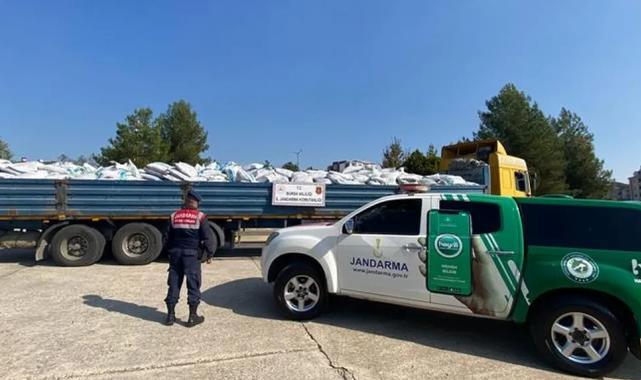 Bursa’da 25 ton kaçak gübre ele geçirildi
