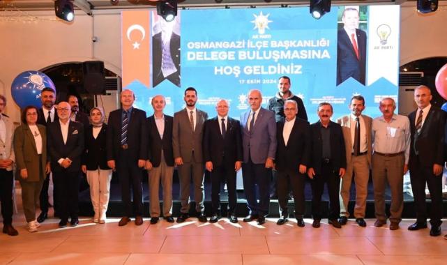 Bursa’da AK Partililer Osmangazi delegeleriyle buluştu