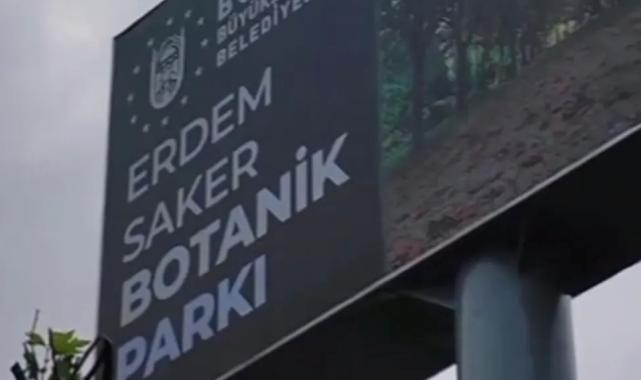 Bursa’da Erdem Saker’in adı Botanik Park’ta ölümsüzleştirildi