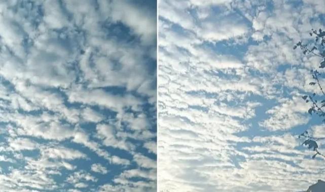 Bursa’da kümülüs bulutları görsel şölen sundu