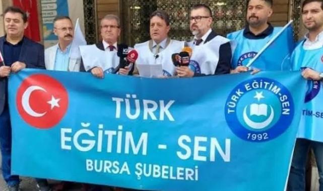 Bursa’da Türk Eğitim Sen şubelerinden Valiliğe ‘ders saati’ çağrısı