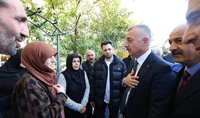 Büyükakın, doğalgaz patlamasından etkilenen vatandaşları ziyaret etti