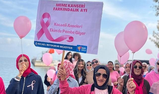 Büyükşehir’den meme kanseri farkındalık yürüyüşü