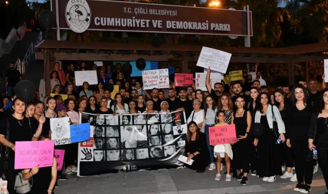 CHP Çiğli İlçe Başkanlığı’ndan kadına şiddete hayır yürüyüşü