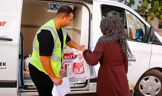 Çocuklar ‘Halk Süt’le büyümeye devam ediyor