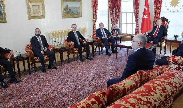 Cumhurbaşkanı Erdoğan, 4 ülkenin Dışişleri Bakanlarını kabul etti
