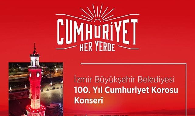 Cumhuriyet Bayramı’na özel 100. Yıl Cumhuriyet Korosu konseri