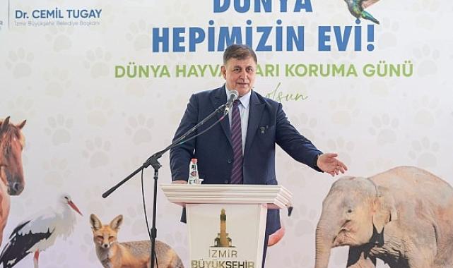 Dünya Hayvanları Koruma Günü’nde Başkan Tugay’dan çağrı “Asla mücadeleden vazgeçmeyelim”