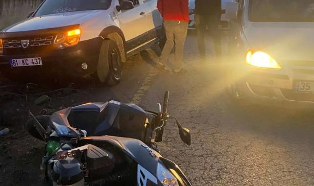 Düzce’de motosiklet kazası: 1 ölü