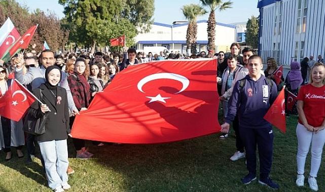 Ege Üniversitesinde, Cumhuriyet Bayramı coşkuyla kutlandı