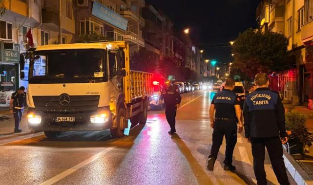 Gemlik’te kaldırım işgaliyle mücadele sürüyor