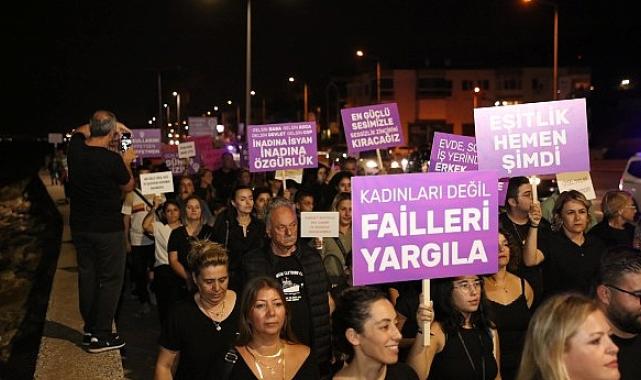 Güzelbahçe Şiddete Karşı Yürüdü