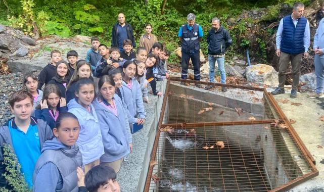 Hendekli öğrenciler SASKİ’de ders yaptı