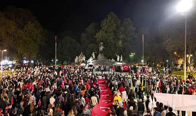 İnegöl’de Cumhuriyetin 101. Yılı Coşkusu