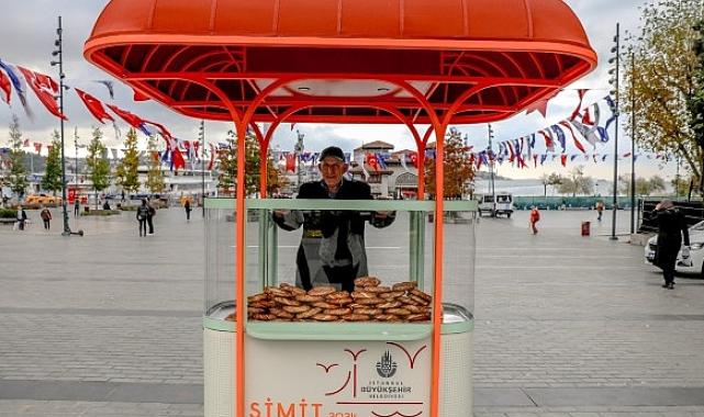 İstanbul’un Yeni Simit Arabaları Beşiktaş Meydanı’nda