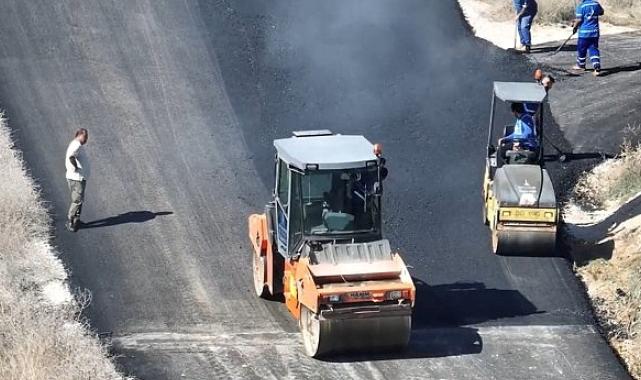 İZBETON ekipleri Bozdağ Kayak Merkezi’nin yolunu yeniledi