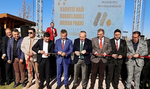 Kahveci Dağı Konaklamalı Orman Parkı Muhteşem Bir Törenle Açıldı