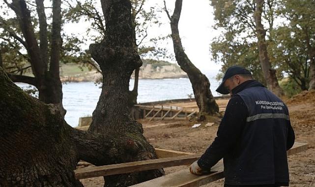 Kandıra Belediyesi Seyrekte Karavan Parkı ve Çadır Alanı Çalışmaları başladı