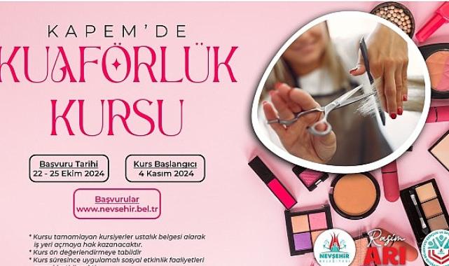 KAPEM’de Kuaförlük Kursu Açılacak