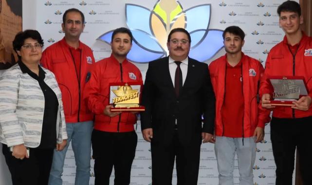 Karasulu öğrencilerden Teknofest’te büyük başarı