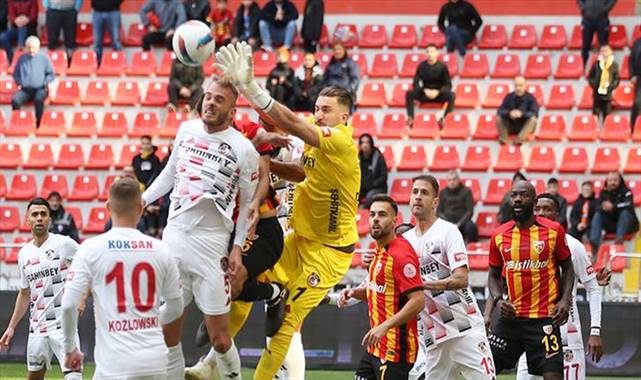 Bellona Kayserispor 2-2 Gaziantep FK (Maç Sonucu) Kayseri’de puanlar paylaşıldı!