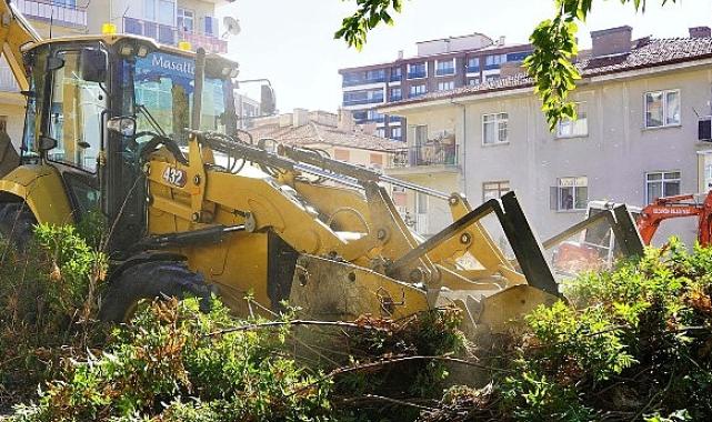 Keçiören’de mıntıka temizliği.