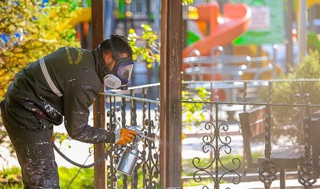 Keçiören’de Parklar Yenileniyor