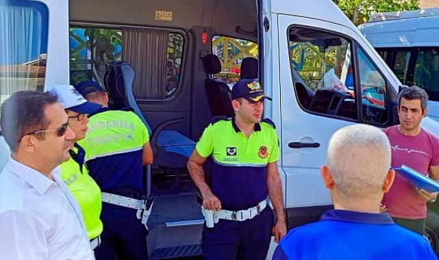 Kemer’de servis denetimleri