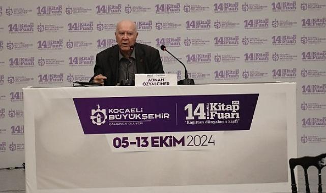 Kocaeli Kitap Fuarı, edebiyatın çınarını ağırladı