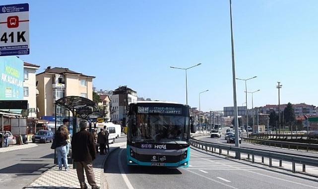 Kocaeli’nin ulaşım ağı 41K hattı ile genişliyor; Hat 41K’da yeni rota Hereke