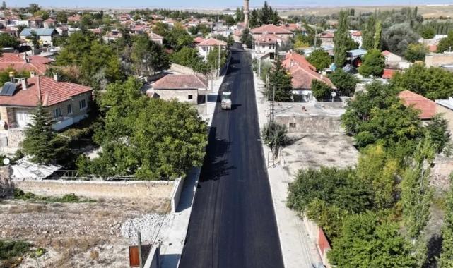 Kocasinan’da Düver Mahallesi ana yolu yenilendi