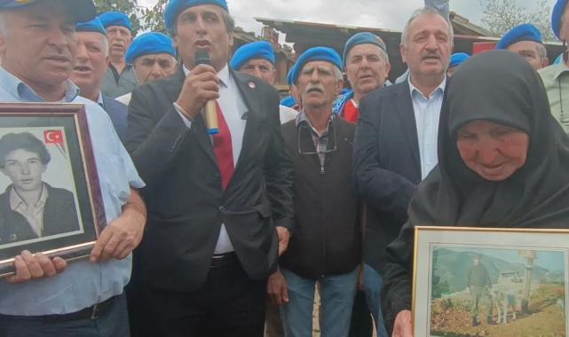 Komandolar şehit ailesini unutmadı