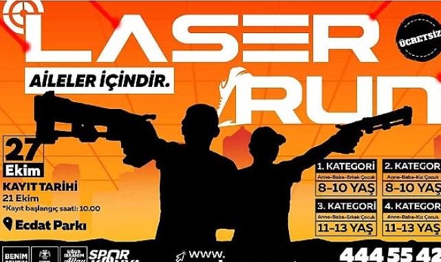Konya Büyükşehir’den Aileler İçin ‘Laser Run’ Yarışması