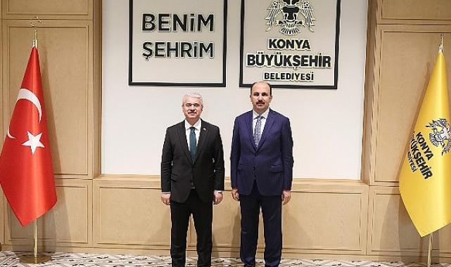 Konya Valisi Akın Başkan Altay’ı Ziyaret Etti