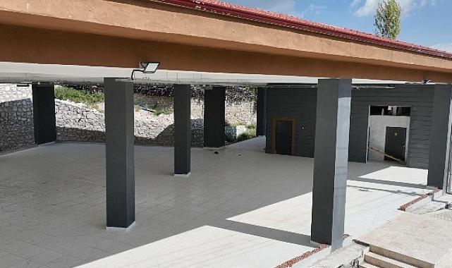 Korkuteli Dereköy’de çok amaçlı salon inşaatı sona yaklaştı