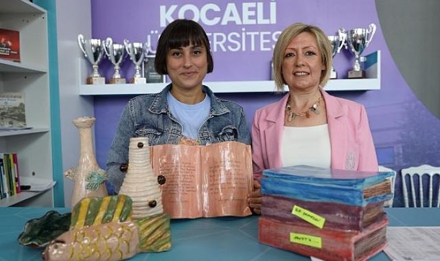 KOÜ’den Kitap Fuarına özel dip çamurundan seramik kitap