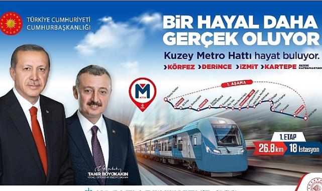 Kuzey Metro Hattı için şantiye çalışmaları başladı