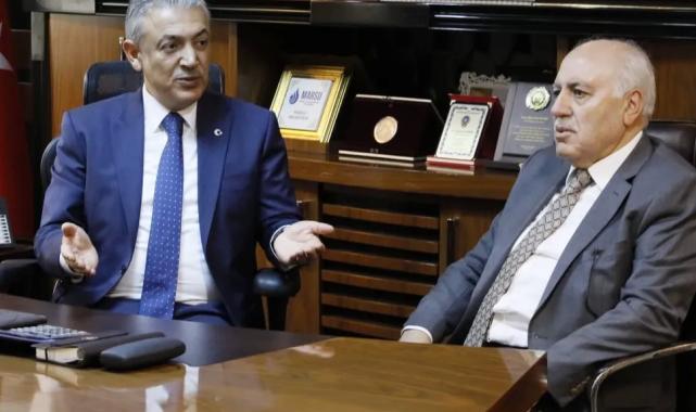 Mardin Valisi Akkoyun Başkan Hayrettin Demir’i ziyaret etti.