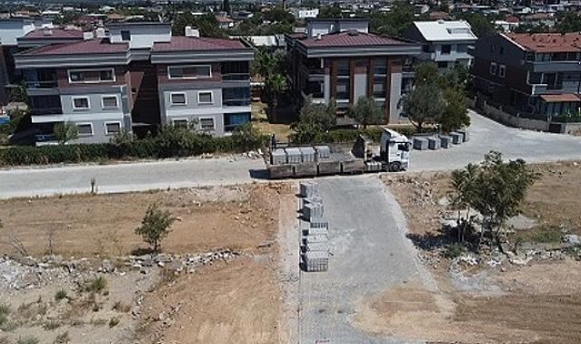 Menderes’te Söğüt Sokak Yolu Tamamlandı