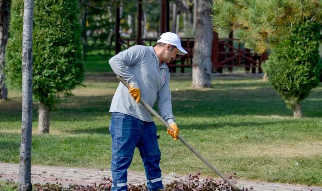 Meram’ın park ve bahçelerine kış bakımı 
