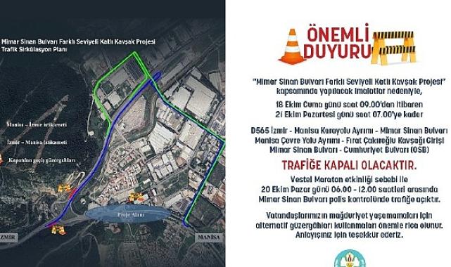 Mimar Sinan Bulvarı’nda Önemli Düzenleme